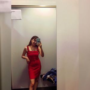 Red dress